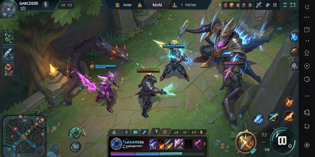 Tampilan gameplay GARCO200 yang penuh aksi dan strategi.