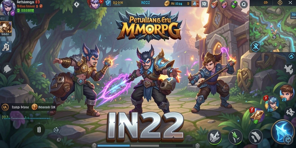 Tampilan gameplay menarik dari IN22 dengan aksi yang intens.