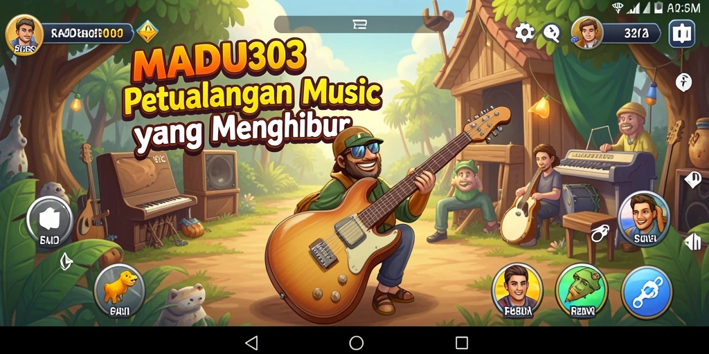 Tampilan gameplay MADU303 yang menarik dan penuh warna.
