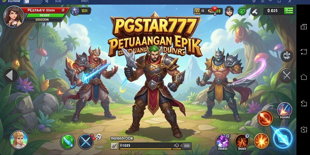 Screenshot PGSTAR777 menampilkan aksi pertempuran seru dan grafik menawan.